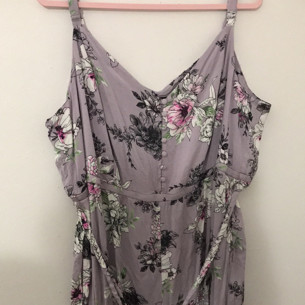 💜 LAVENDER FLORAL JUMPSUIT 💜